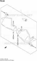 KNUCKLE COVERS (OPTIONAL) for Suzuki V-STROM 650 2013