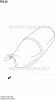 LOW SEAT (OPTIONAL) for Suzuki V-STROM 650 2013