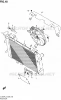 RADIATOR for Suzuki V-STROM 650 2013
