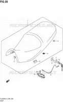 SEAT for Suzuki V-STROM 650 2013