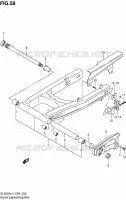 SWINGARM for Suzuki V-STROM 650 2013