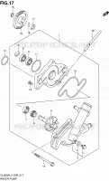 WATER PUMP for Suzuki V-STROM 650 2013