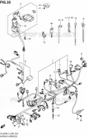 WIRING HARNESS for Suzuki V-STROM 650 2013