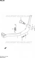 BRAKE PEDAL for Suzuki DR-Z 125 2013