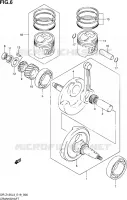 CRANKSHAFT for Suzuki DR-Z 125 2013