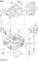 CYLINDER HEAD for Suzuki DR-Z 125 2013