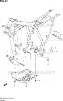 FRAME for Suzuki DR-Z 125 2013
