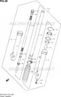FRONT FORK (DR Z125L3 E19) for Suzuki DR-Z 125 2013