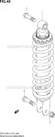 REAR DAMPER (DR Z125LL3_E19) for Suzuki DR-Z 125 2013