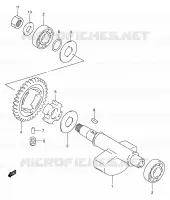 CRANK BALANCER for Suzuki DR-Z 250 2001