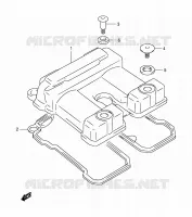 CYLINDER HEAD COVER for Suzuki DR-Z 250 2001