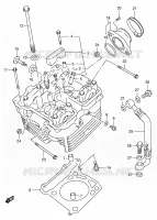 CYLINDER HEAD for Suzuki DR-Z 250 2001
