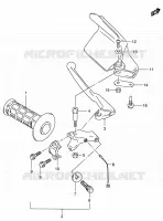 LH HANDLE LEVER for Suzuki DR-Z 250 2001