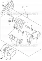 REAR CALIPER for Suzuki DR-Z 250 2001