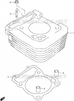 CRACKCASE COVER for Suzuki DR-Z 250 2004