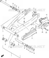 FRAME for Suzuki DR-Z 250 2004