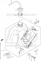 FUEL COCK for Suzuki DR-Z 250 2004