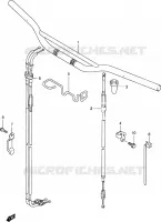 LH HANDLE LEVER for Suzuki DR-Z 250 2004