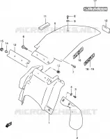 SEAT (MODELE K2/K3/K4) for Suzuki DR-Z 250 2004