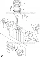 STARTER MOTOR CLUTCH for Suzuki DR-Z 250 2004