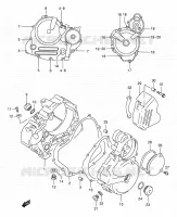 CRACKCASE COVER for Suzuki DR-Z 250 2005