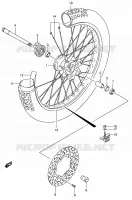 FR. WHEEL (MODELE K5) for Suzuki DR-Z 250 2005