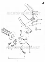LH HANDLE LEVER for Suzuki DR-Z 250 2005