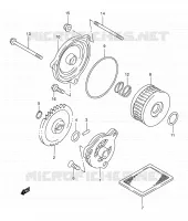 OIL PUMP for Suzuki DR-Z 250 2005