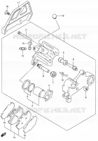 REAR CALIPER for Suzuki DR-Z 250 2005