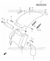 REAR FEDNER for Suzuki DR-Z 250 2005