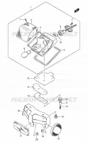 TAIL LIGHT ASSY for Suzuki DR-Z 250 2005
