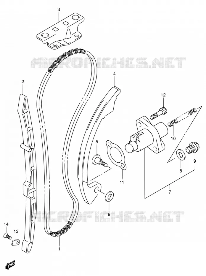 TIMING Suzuki MOTO 400 DR-Z 2003  DR-Z400EK3(E24)