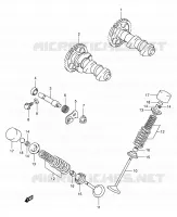 CAMSHAFT   VALVES for Suzuki DR-Z 400 2004
