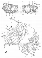 CRACKCASE COVER for Suzuki DR-Z 400 2004