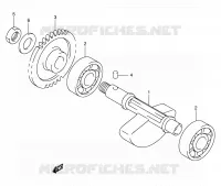 CRANK BALANCER for Suzuki DR-Z 400 2004