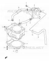 CYLINDER for Suzuki DR-Z 400 2004
