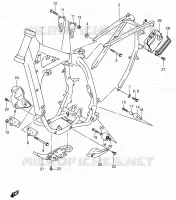 FRAME for Suzuki DR-Z 400 2004