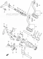 GEAR SHIFTING ASSY for Suzuki DR-Z 400 2004