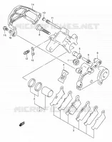REAR CALIPER for Suzuki DR-Z 400 2004