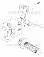 RIGHT LEVER for Suzuki DR-Z 400 2004