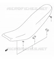 SEAT (MODELE K2/K3/K4) for Suzuki DR-Z 400 2004