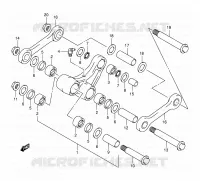 SHOCK ABSORBER LINKAGE for Suzuki DR-Z 400 2004