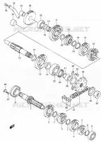 TRANSMISSION for Suzuki DR-Z 400 2004