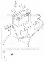 BATTERY for Suzuki DR-Z 400 2005