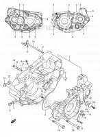 CRACKCASE COVER for Suzuki DR-Z 400 2005