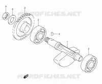 CRANK BALANCER for Suzuki DR-Z 400 2005