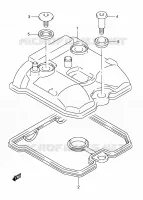 CYLINDER HEAD COVER for Suzuki DR-Z 400 2005
