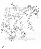 FRAME for Suzuki DR-Z 400 2005