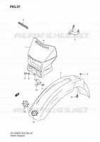 FRONT FENDER for Suzuki DR-Z 400 2005