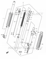 FRONT FORK for Suzuki DR-Z 400 2005